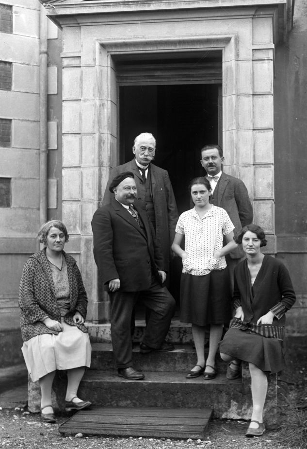 Personnel obs devant le coudé ca1933